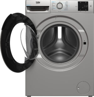Beko BMN3WT3841S 8kg 1400 Spin EnergySpin Washing Machine - Silver - Image 4