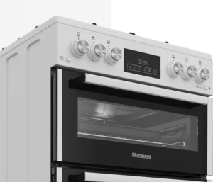 Blomberg GGRN655W 60cm Double Oven Gas Cooker with Gas Hob - White - Image 3