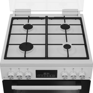 Blomberg GGRN655W 60cm Double Oven Gas Cooker with Gas Hob - White - Image 4