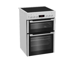 Blomberg HKN65W 60cm Electric Double Oven with Ceramic Hob - White - Image 3