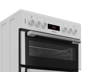 Blomberg HKN65W 60cm Electric Double Oven with Ceramic Hob - White - Image 4