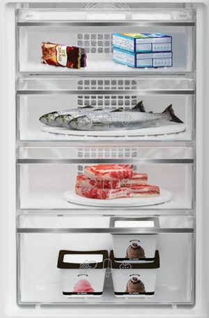 Blomberg KNE4564EVI VitaminCare+ 54cm 50/50 Integrated Frost Free Fridge Freezer - Image 2