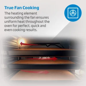 Beko CTFY22309X 59.4cm Built under Electric Double Oven - Stainless Steel - Image 9