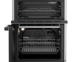 Beko EDC634S 60cm Double Oven Electric Cooker with Ceramic Hob - Silver - Image 4
