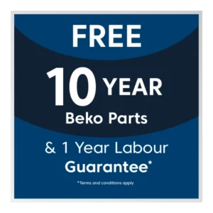 Beko EDC634S 60cm Double Oven Electric Cooker with Ceramic Hob - Silver - Image 7