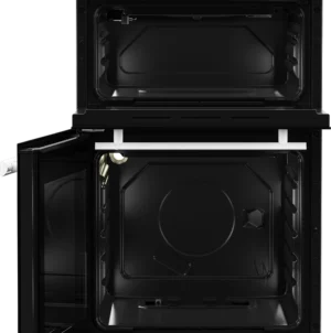 Beko EDG507W 50cm Twin Cavity Gas Cooker with Gas Hob & Glass Lid - White - Image 6