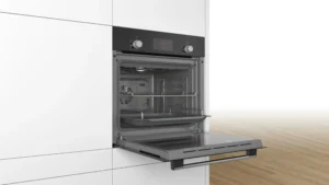 Bosch HHF113BA0B 59.4cm Built In Electric Single Oven With 3D Hot Air - Black - Image 4