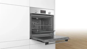 Bosch HHF113BR0B 59.4cm Serie 2 Built In Electric Single Oven with 3D Hot Air - Stainless Steel - Image 4