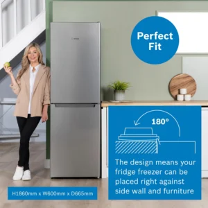 Bosch KGN34NLEAG 60cm 50/50 Frost Free Fridge Freezer - Silver - Image 12