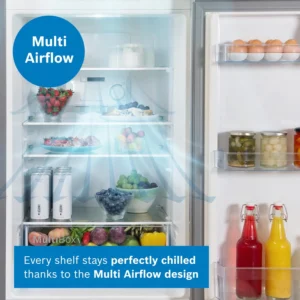 Bosch KGN34NLEAG 60cm 50/50 Frost Free Fridge Freezer - Silver - Image 14
