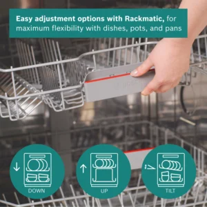 Bosch SMS4EKW06G Dishwasher - White - 13 Place Settings - Image 7