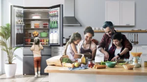 Hisense RF749N4SWSE 91.4cm 50/50 Frost Free American Fridge Freezer - Stainless Steel - Image 10