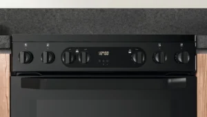 Hotpoint HDEU67V9C2B/UK 60cm Double Oven Electric Cooker with Ceramic Hob - Black - Image 8