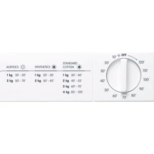 Indesit NIS41V 4kg Vented Tumble Dryer - White with Graphite Door - Image 3