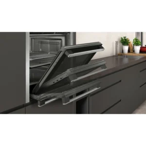 NEFF B3ACE4HN0B Slide & Hide 59.4cm Built In Electric Single Oven - Stainless Steel - Image 3