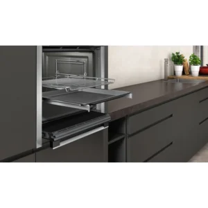 NEFF B3ACE4HN0B Slide & Hide 59.4cm Built In Electric Single Oven - Stainless Steel - Image 4
