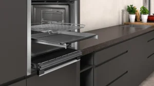 NEFF B6ACH7HH0B Slide & Hide 59.4cm Built In Electric Single Oven - Stainless Steel - Image 3