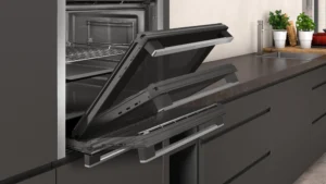 NEFF B6ACH7HH0B Slide & Hide 59.4cm Built In Electric Single Oven - Stainless Steel - Image 4
