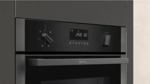NEFF C1AMG84G0B 44 Litres Built In Microwave Oven with Hot Air - Black with Graphite Trim - Image 2