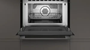 NEFF C1AMG84G0B 44 Litres Built In Microwave Oven with Hot Air - Black with Graphite Trim - Image 3