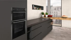 NEFF U1ACE2HG0B 59.4cm Built In Electric Double Oven - Black with Graphite Trim - Image 4