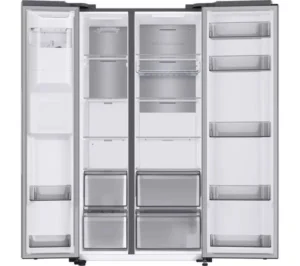 Samsung Series 8 SpaceMax™ RS68A884CSL/EU American-Style Smart Fridge Freezer - Aluminium - Image 4