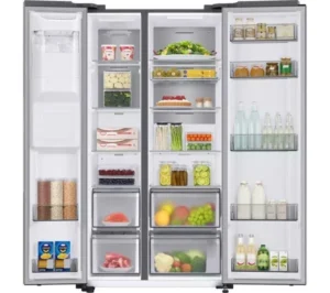 Samsung Series 8 SpaceMax™ RS68A884CSL/EU American-Style Smart Fridge Freezer - Aluminium - Image 5