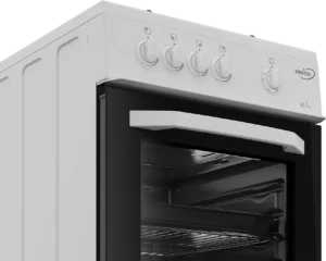 Zenith ZE501W 50cm Gas Single Oven with Gas Hob - White - Image 3