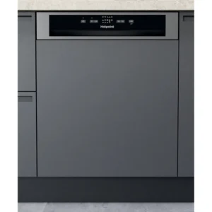 Hotpoint H3BL626XUK Full Size Semi Integrated Brushed Steel Dishwasher - Image 6